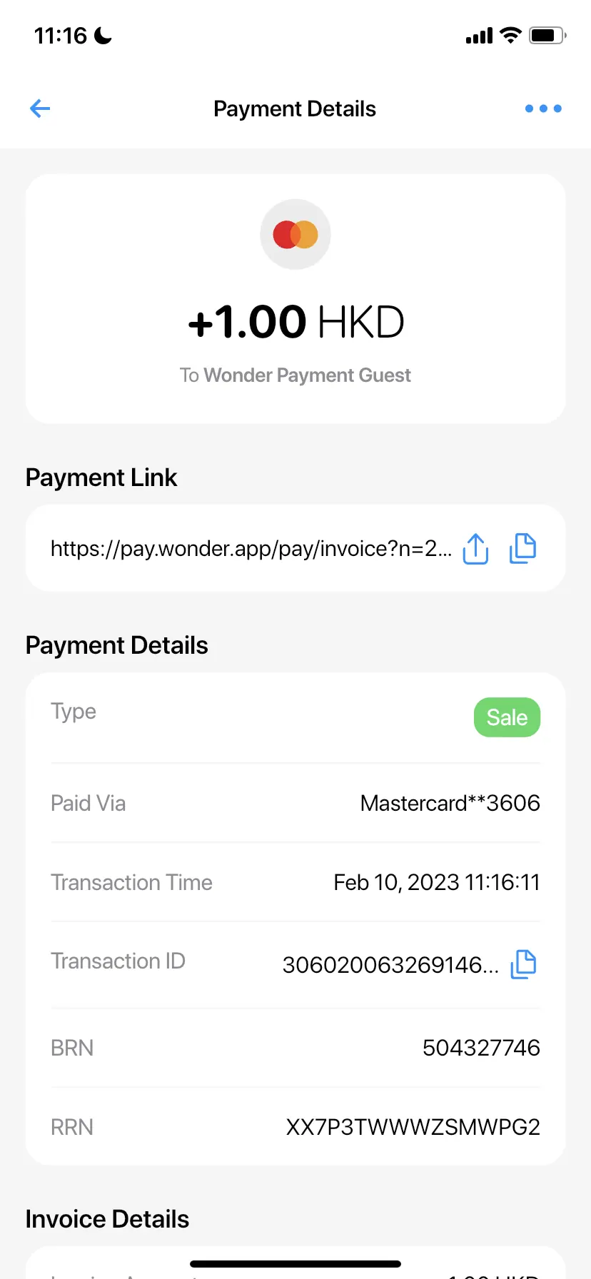 Wonder 協助中心螢幕截圖