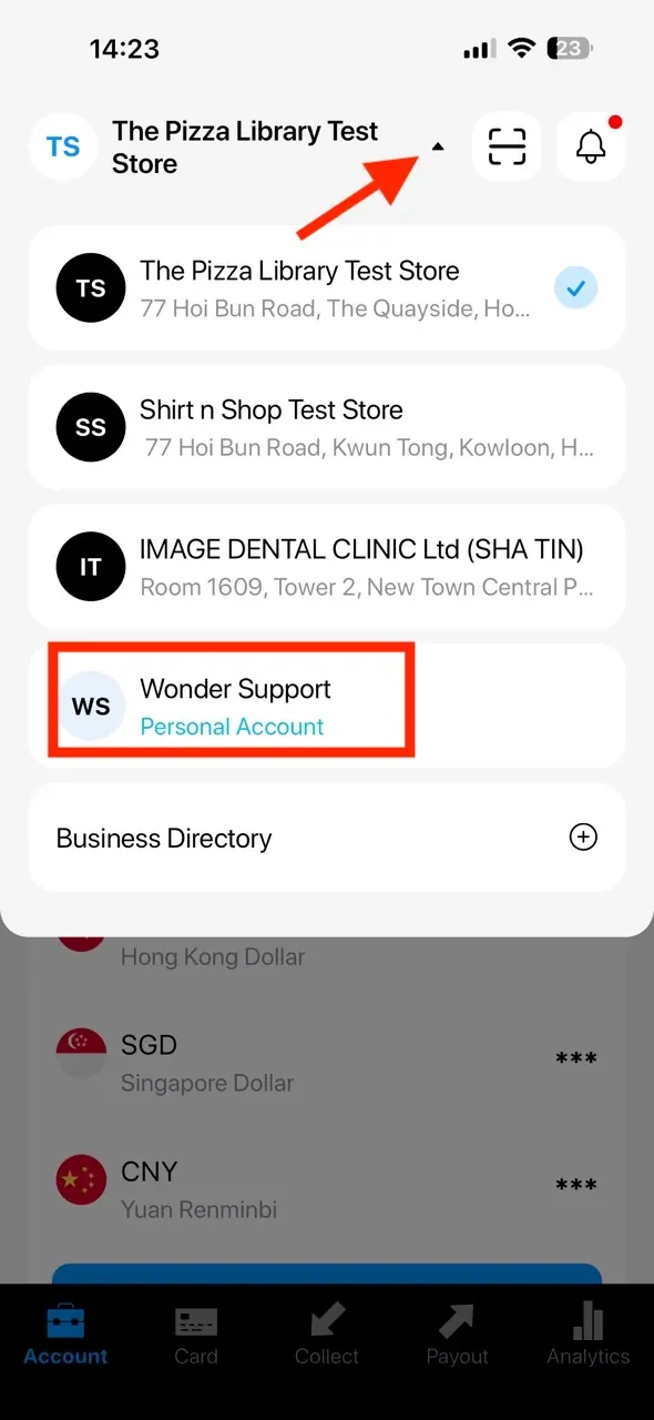 Wonder 協助中心螢幕截圖