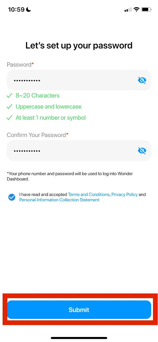 Wonder 協助中心螢幕截圖