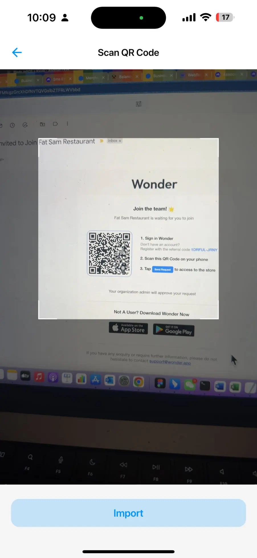 Wonder 協助中心螢幕截圖