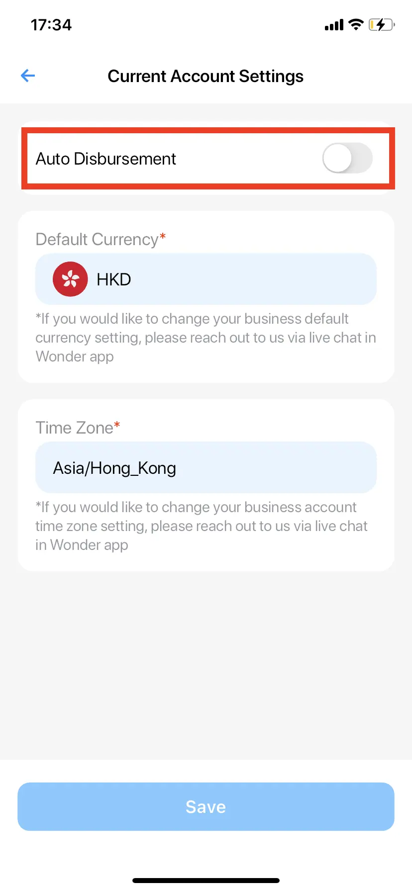 Wonder 協助中心螢幕截圖