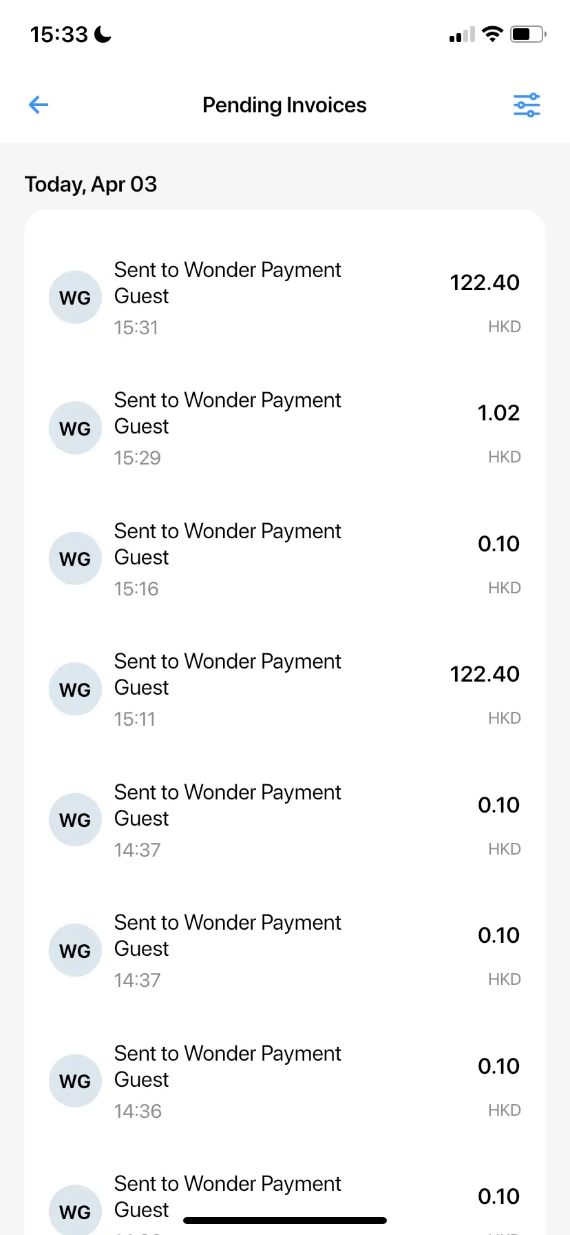 Wonder 協助中心螢幕截圖